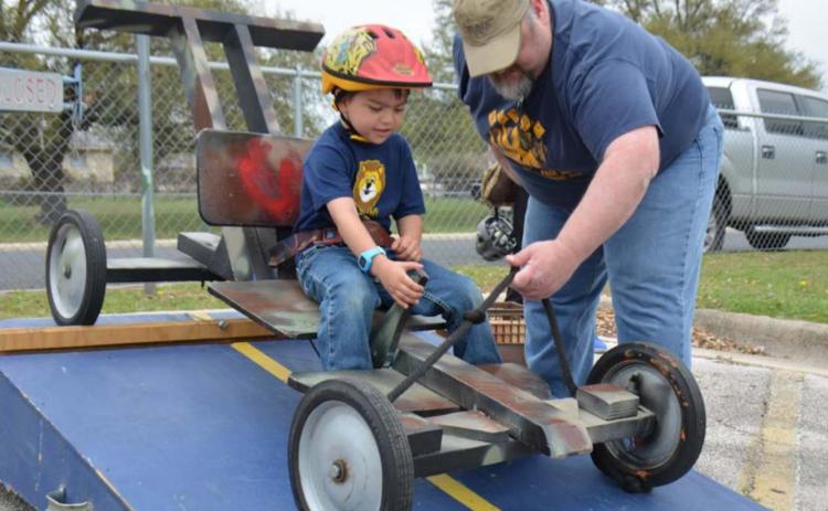 Cub Scouts compete in downhill race