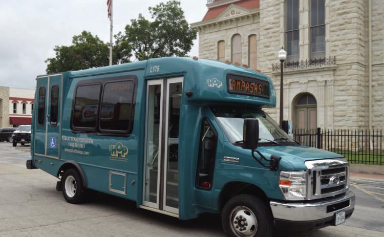 Changes have been made to the transportation services available to Lampasas County residents by “The HOP.” A revised funding request has been approved by the county that will help return the bus service to rural residents in 2026. ERICK MITCHELL | DISPATCH RECORD