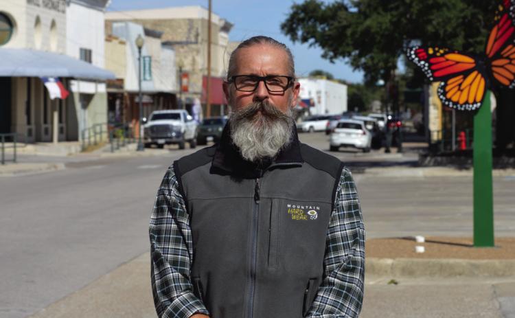 ERICK MITCHELL | DISPATCH RECORD Mike Gill begins his tenure as Lampasas Economic Development Corporation specialist.