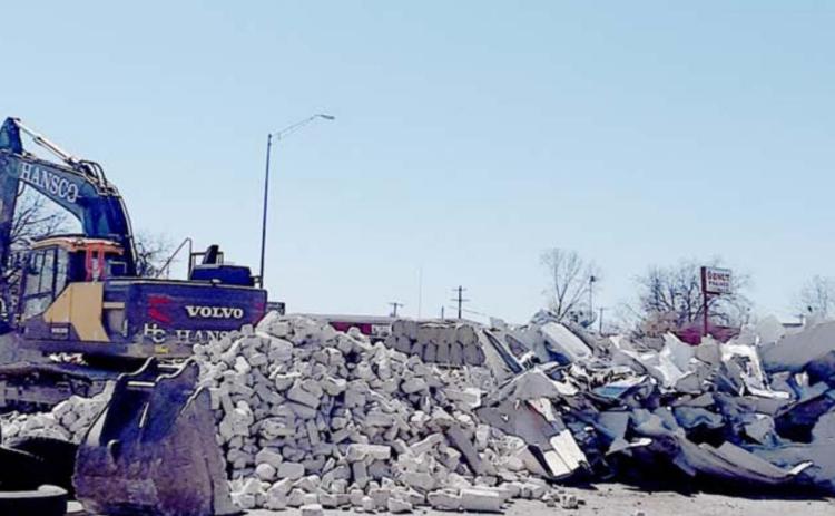 Demolition prepares for development of Whataburger on South Key