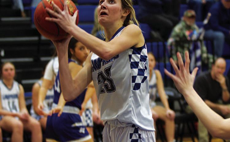 Payton Tatum had her best game since returning from injury, scoring 18 points for the girls. HUNTER KING | DISPATCH RECORD