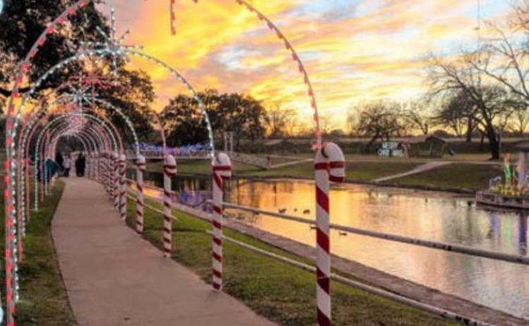 Candy Cane Lane was a beloved part of Katherine Mezger’s vision for Christmas on the Creek. FILE PHOTO