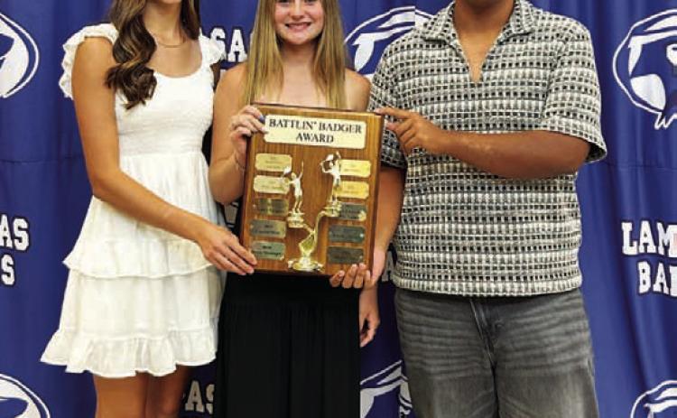 Tennis Battlin’ Badger award