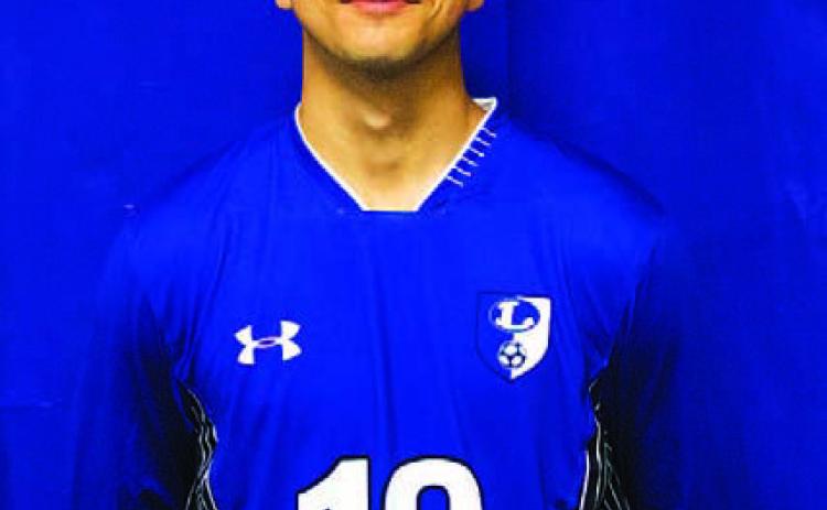 Name: Xavier Contreras Class: Senior Sport: Soccer Favorite Teacher or Coach: Mr. Reid Favorite Place in Lampasas: Home One Person You Look Up To: Myself Main Goal This Season: Score a bicycle goal
