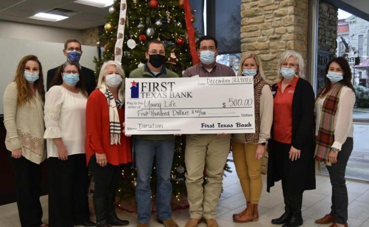 First Texas Bank donates to local Young Life