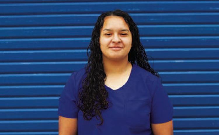 Name: Arianna Bermudez Class: Senior Sport: Soccer and Powerlifting Favorite School Subject: College Prep Math Favorite Vacation: Las Vegas One Person To Meet: Drake