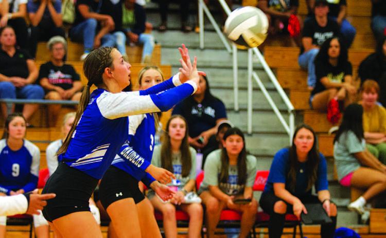 Landry White passes to a teammate during an early-season contest against Harker Heights. HUNTER KING | DISPATCH RECORD