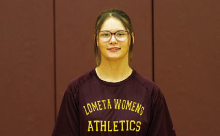 Name: Cheyenne Weems Class: Junior Sport: Volleyball Favorite Teacher or Coach: Don’t have one Favorite Place in Town: N/A One Person You Look Up To: My older sister Main Goal This Season: Spike the ball better