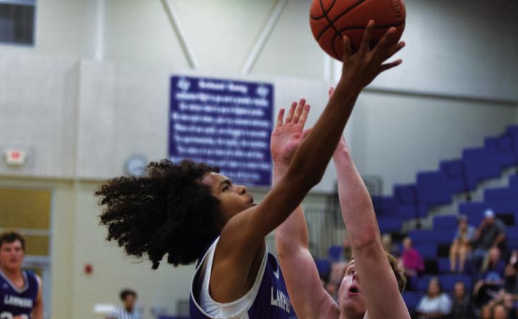FILE PHOTO Angel Scott has continued to improve as he heads into his first season of varsity basketball.