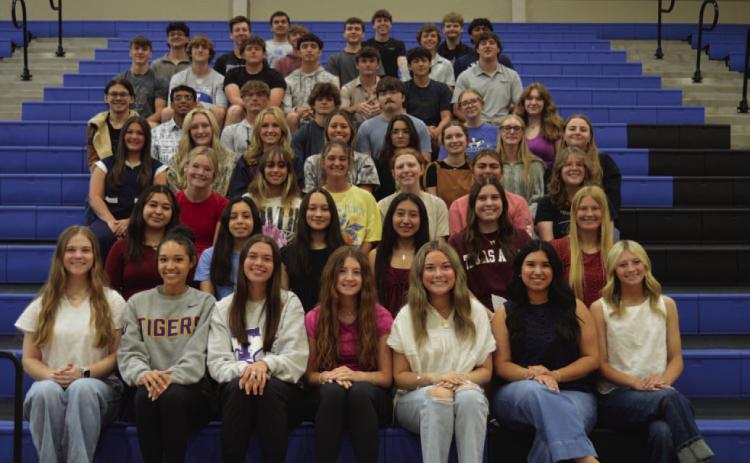 National Honor Society students recognized This group of seniors will wear NHS honor collars at their graduation ceremony on May 15, 2026. ERICK MITCHELL | DISPATCH RECORD