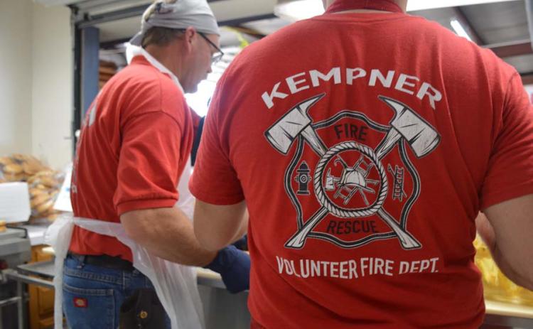 The Kempner Volunteer Fire Department will hold its 43rd annual barbecue and auction fundraiser on April 29. The event is a major fundraiser for the department, and donations fund needed equipment for the firefighters. file photo