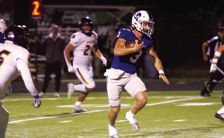HUNTER KING | DISPATCH RECORD Readers can vote for Reed Jerome in the Austin American-Statesman Austin-area boys’ high school athlete of the week competition. The Badger quarterback received the nomination after accounting for six touchdowns last week.