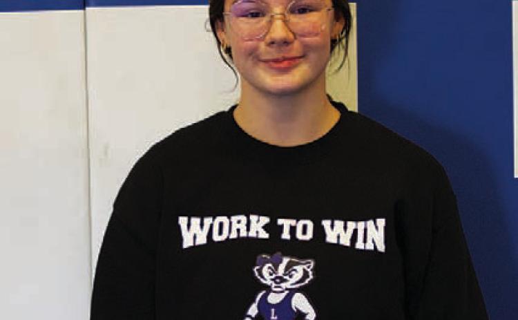 Name: Jordan Winfree Class: Senior Sport: Wrestling Favorite Teacher or Coach: Coach Kleckner and Coach Cottle Favorite Place in Lampasas: Memo’s One Person You Look Up To: My mom Main Goal This Season: Make state