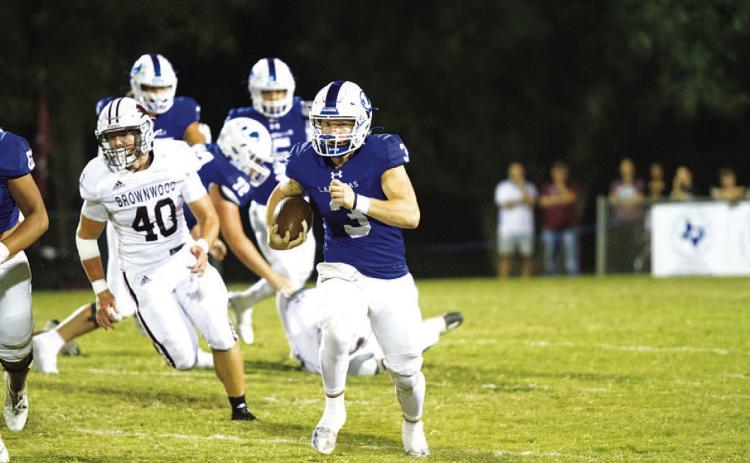 HUNTER KING | DISPATCH RECORD Reed Jerome will look to make plays with both his arm and his legs in the game against the Bulldogs.