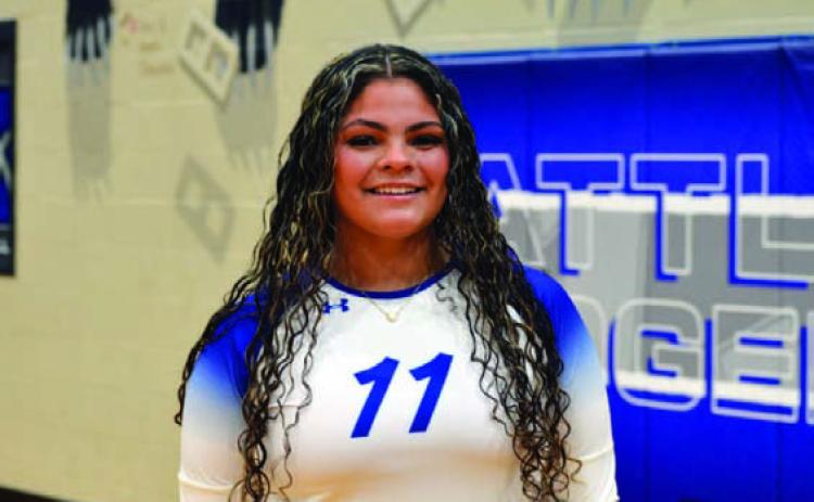 Name: Adalynn “Loo” Munoz Class: Sophomore Sport: Volleyball, Softball, Track Favorite Athlete: Harper Murray Favorite Hobby: Playing Volleyball Favorite Food: Taco Bell Favorite Movie: Soul Surfer