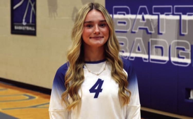 Name: Rhylie Brewer Class: Senior Sport: Volleyball Favorite Athlete: Lexi Rodriguez Favorite Hobby: Lifting Favorite Food: Seafood Favorite Movie: Obsession