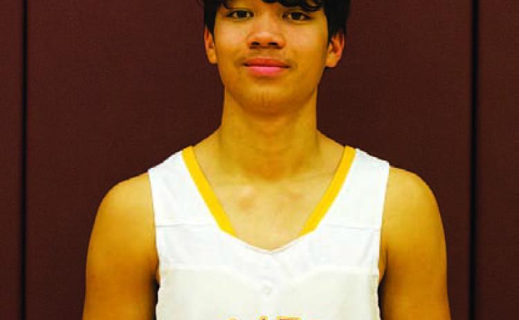 Name: Brandon Moore Class: Senior Sport: Basketball, Football and Track Favorite Movie: Happy Gilmore Favorite Midnight Snack: Oreos Favorite Social Media: Snapchat Main Goal This Season: Go to State