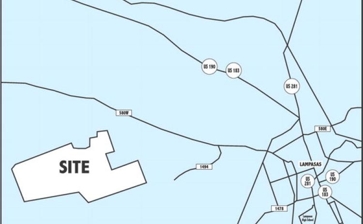 COURTESY MAP This site map was supplied as part of the proposed Municipal Utility District #1 legal notice published last month in the Dispatch Record.