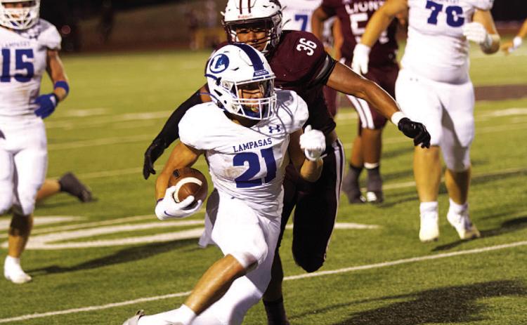 FILE PHOTO The Badgers last played Brownwood in 2021 when Ethan Moreno was still carrying the ball.
