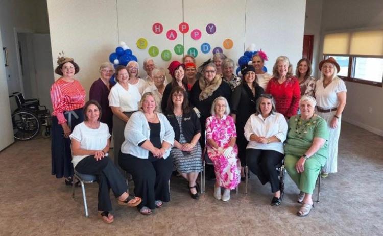 Members of The ’36 Club gathered at the First Presbyterian Church Fellowship Hall to commemorate the 90th anniversary of the club’s founding. SHANNA SIBBERSON | COURTESY PHOTO