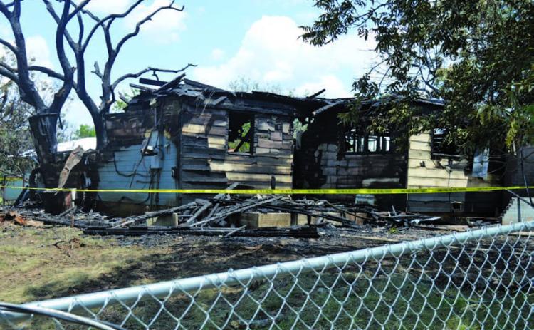 FILE PHTO A single-story home in the 700 block of Brown Streeet became a total loss in June following an early-morning fire.